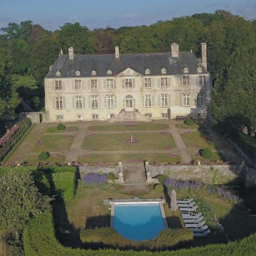 Aerial view of the castle